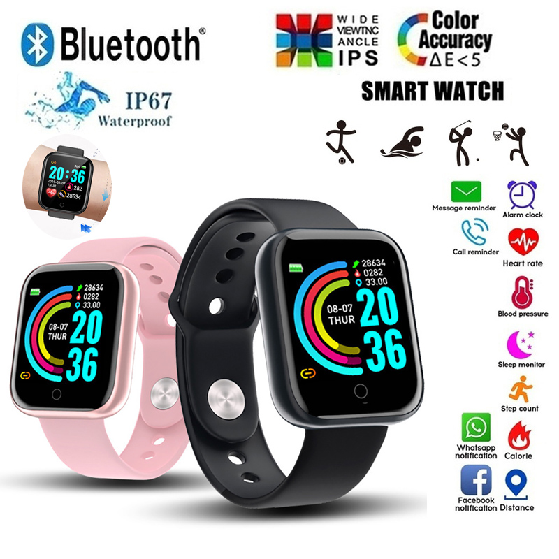 Smartwatch Face - D20 ساعة ذكية مقاوم للماء اللياقة
