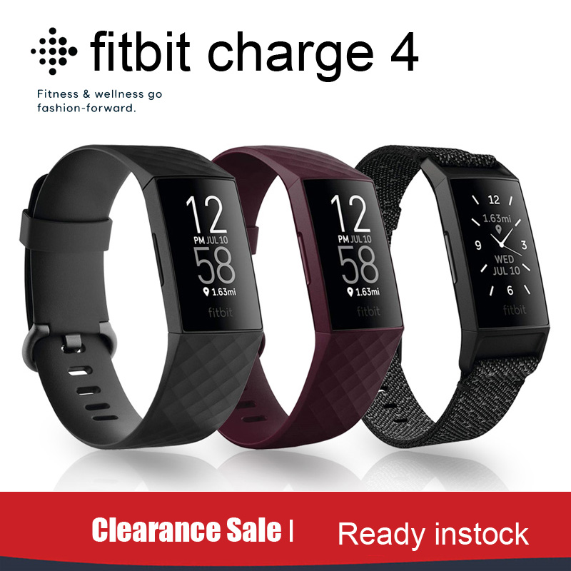 Smartwatch Touch - الأصلي Fitbit شاحن 4 سوار ساعة