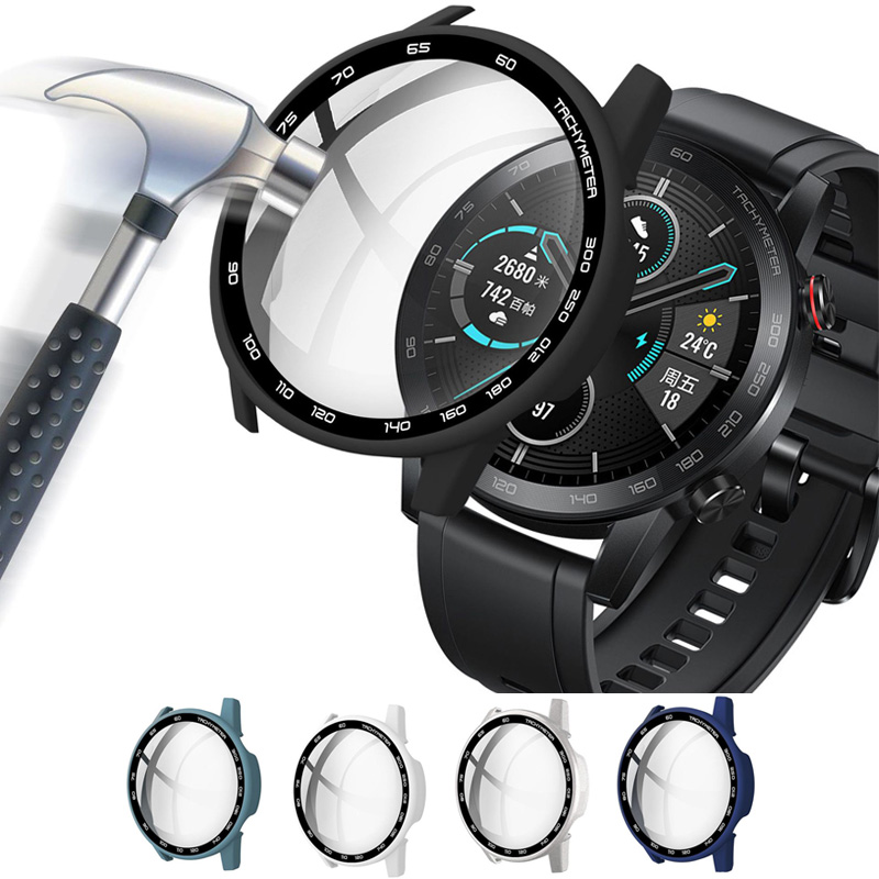 Motorola Smartwatch Accessories - حافة الثابت الزجاج حامي الشاشة حافظة