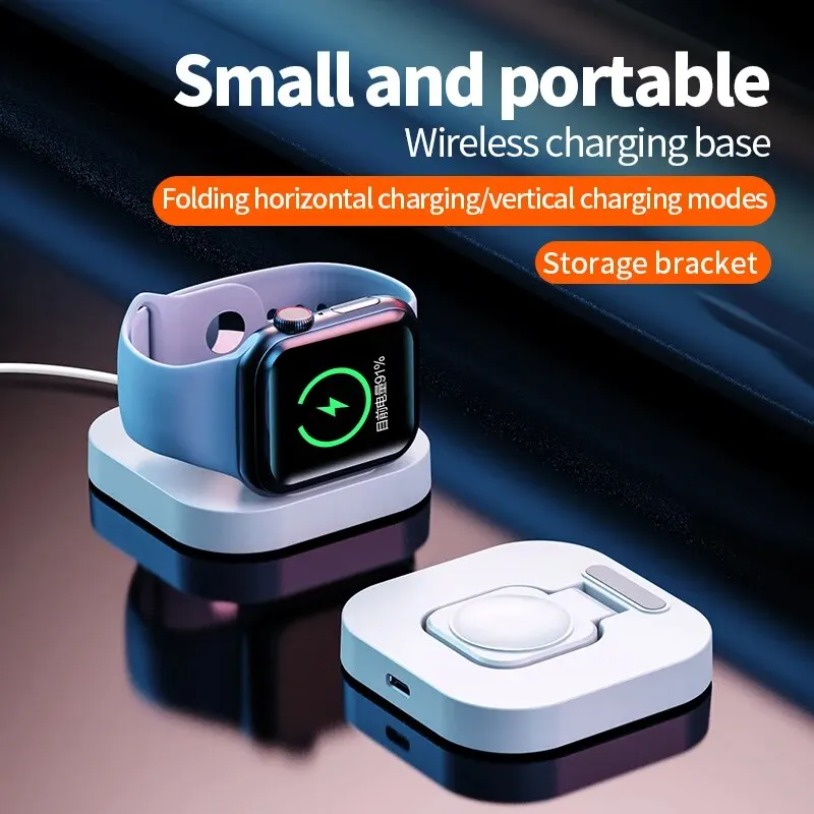 Wireless Charger Watch - قاعدة شحن سريعة محمولة قاعدة شحن