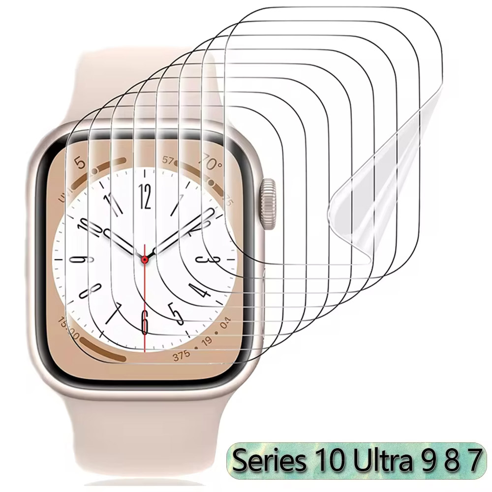 Watch Case Bumper - 2-5 قطعة فيلم هيدروجيل لساعة أبل