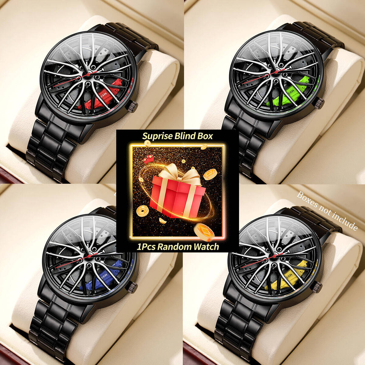 Accessories With Watch - 1 قطعة ساعة سر مفاجأة صندوق