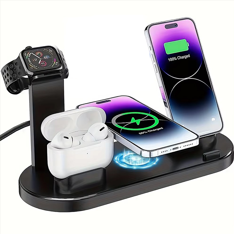 Wireless Charger Watch - شاحن لاسلكي 7 في 1 مع