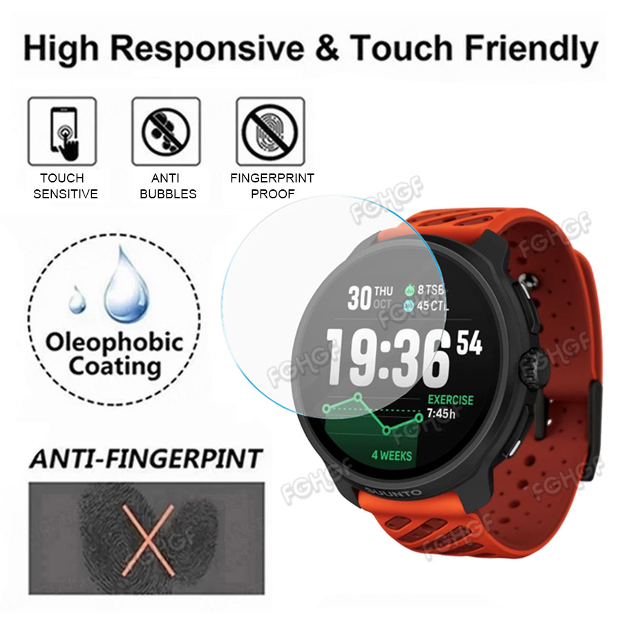Garmin Smartwatch Accessories - الزجاج المقسى طبقة رقيقة واقية الحرس