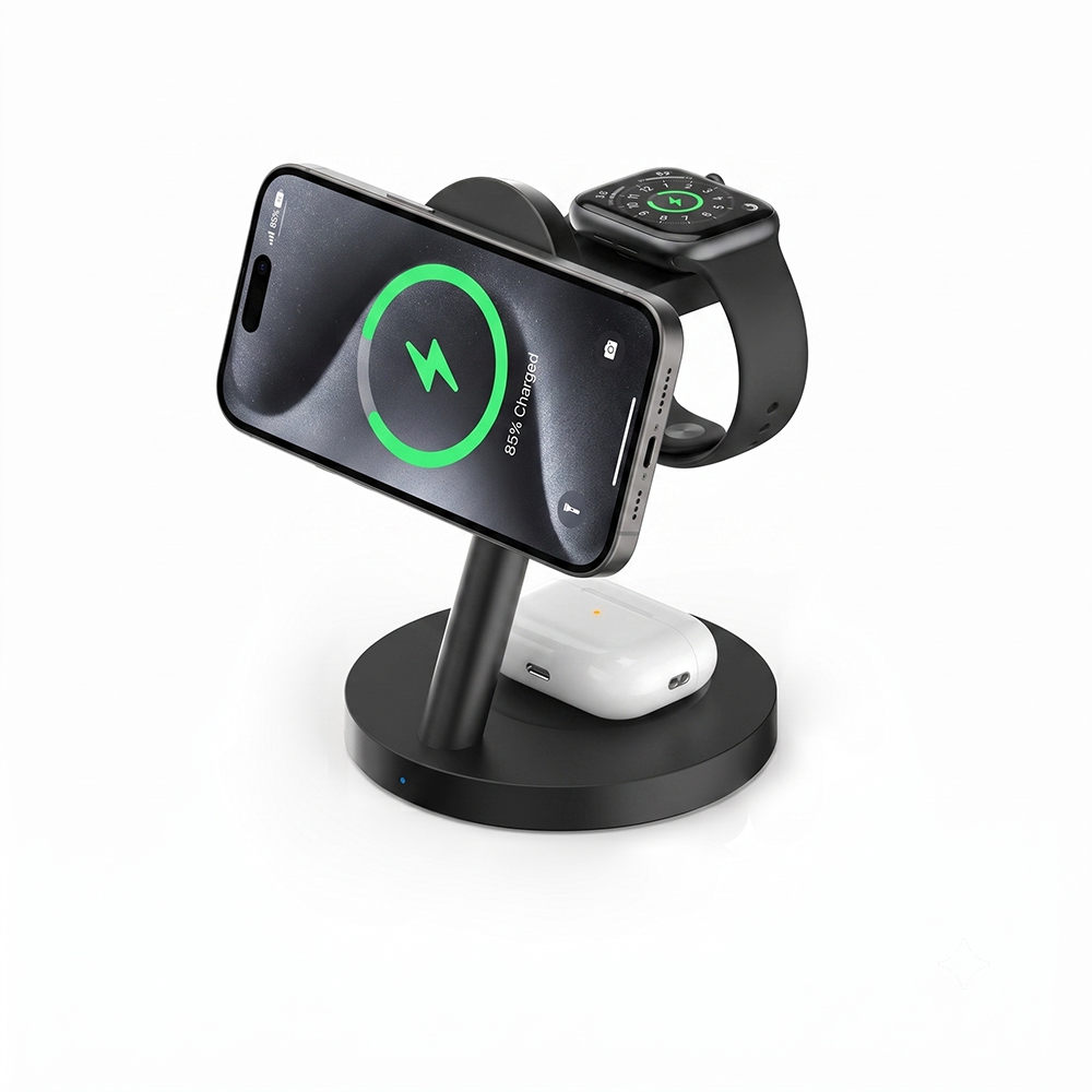 Wireless Charger Watch - قاعدة شحن لاسلكي مغناطيسي سريع Qi2.2