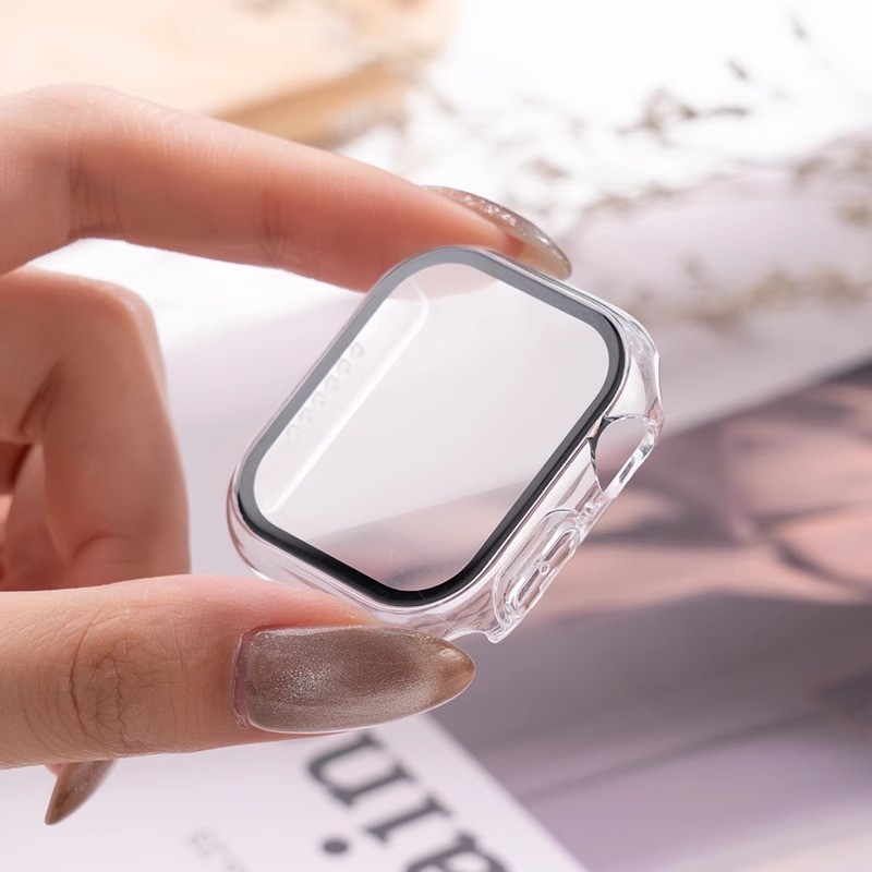 Garmin Smartwatch Accessories - 3 حزمة الزجاج + غطاء لساعة