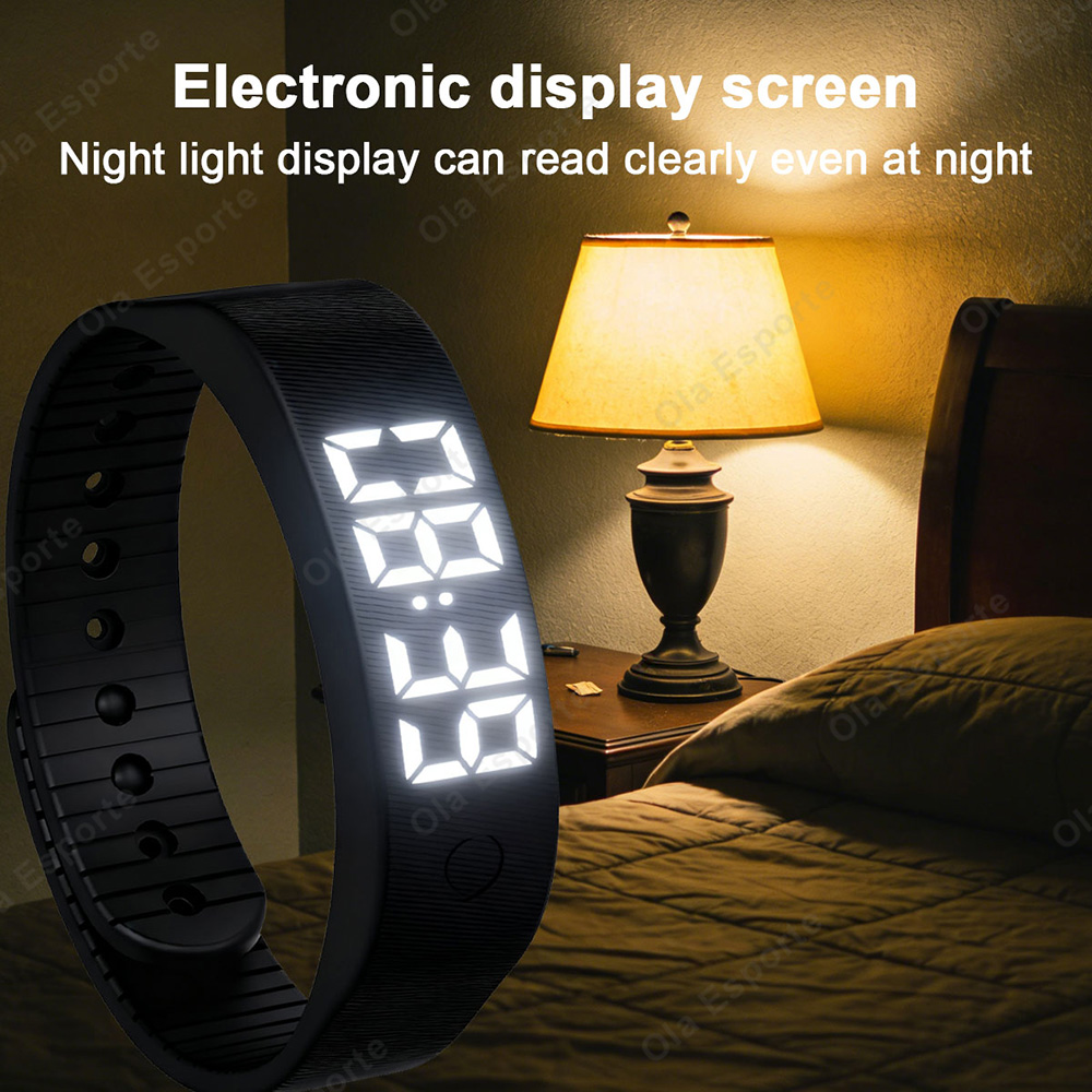 سوار ذكي بشاشة LED رقمية، مقاو - مراجعة Android Smartwatch Accessories وسعره