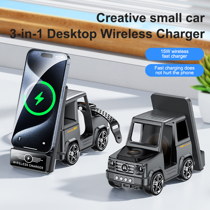 شاحن لاسلكي متعدد الوظائف 3 في - مراجعة Wireless Charger Watch وسعره