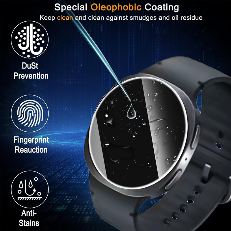 طبقة رقيقة واقية زجاجية لساعة  - مراجعة Motorola Smartwatch Accessories وسعره