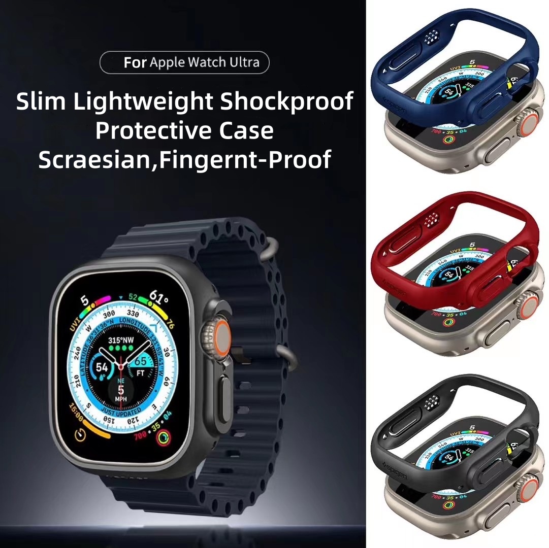 غطاء Spigen Thin Fit لساعة App - مراجعة Watch Case Bumper وسعره