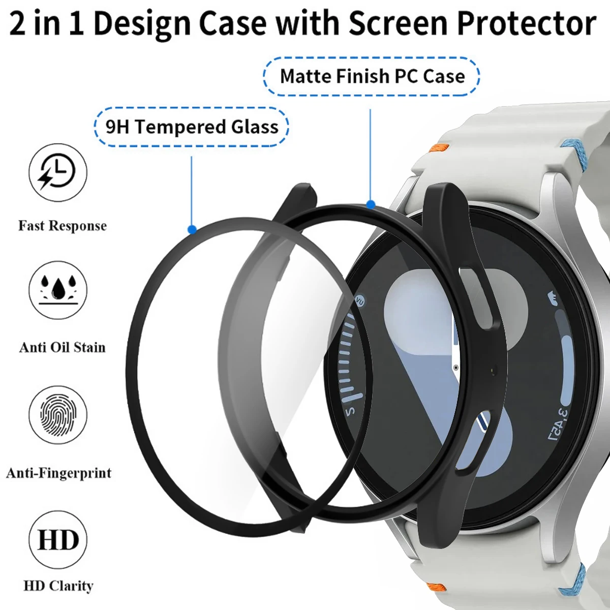 حزام سيليكون لساعة سامسونج جال - مراجعة Silicone Band Replacement وسعره