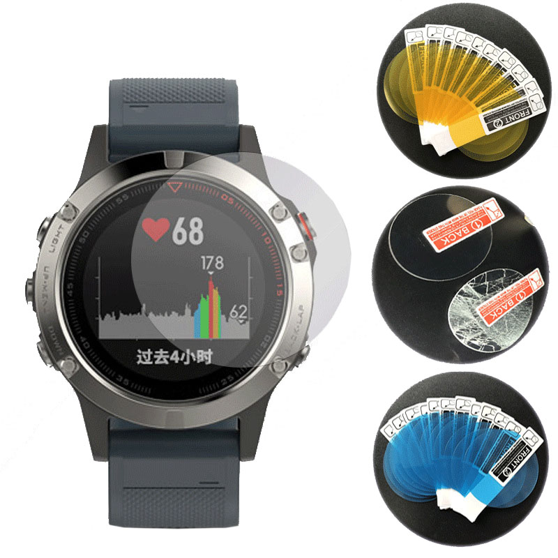 قطعتان من غشاء الهيدروجيل النا - مراجعة Garmin Smartwatch Accessories وسعره