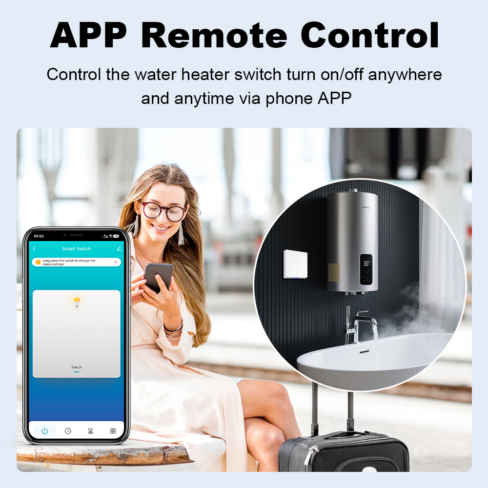 مفتاح سخان المياه الذكي MANHOT - مراجعة Smart Accessories وسعره