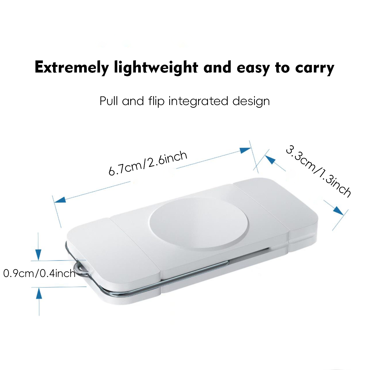 شاحن لاسلكي محمول مع مدخلين US - مراجعة Wireless Charger Watch وسعره