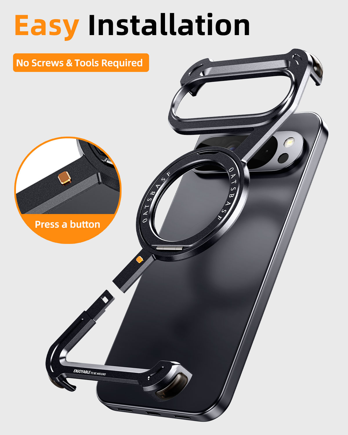 حافظة هاتف Oatsbasf المعدنية ل - مراجعة Magnetic Charging Stand وسعره