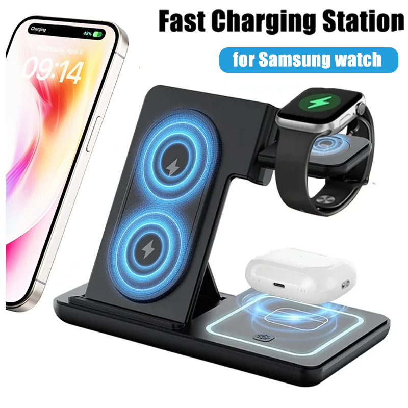 3 في 1 شاحن لاسلكي قابل للطي ح - مراجعة Wireless Charger Watch وسعره