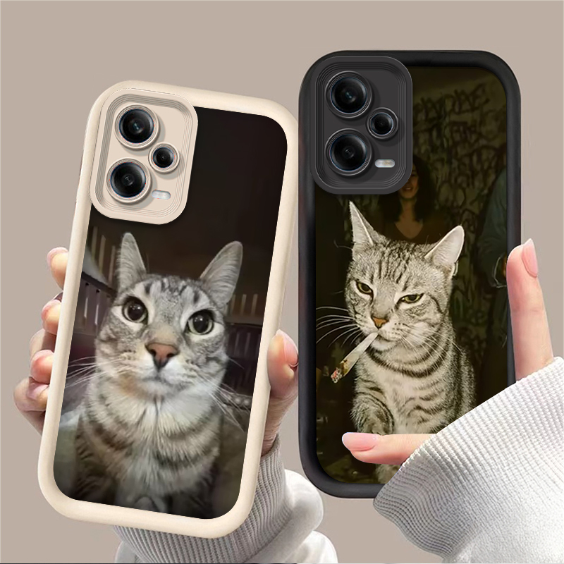 جراب هاتف عصري بتصميم قطة تدخن - مراجعة Xiaomi Redmi Note 14 وسعره
