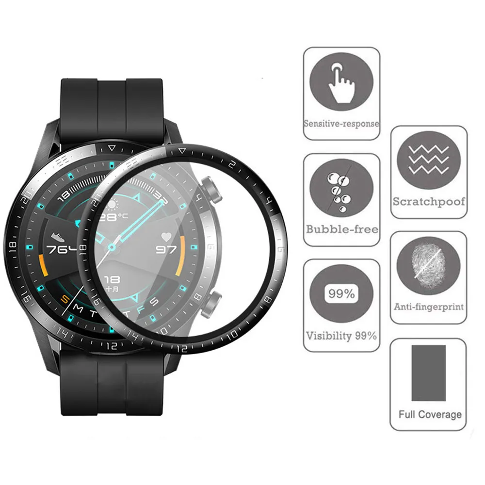 1-3 قطعة HD واضح حامي الشاشة ل - مراجعة Garmin Smartwatch Accessories وسعره