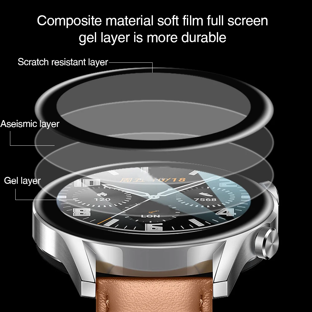 1-3 قطعة HD واضح حامي الشاشة ل - مراجعة Garmin Smartwatch Accessories وسعره