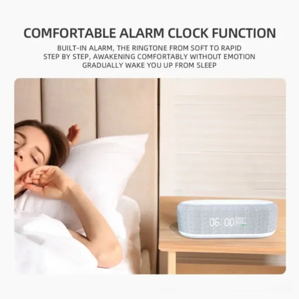 شاحن لاسلكي مع منبه للهاتف ومص - مراجعة Wireless Charger Watch وسعره