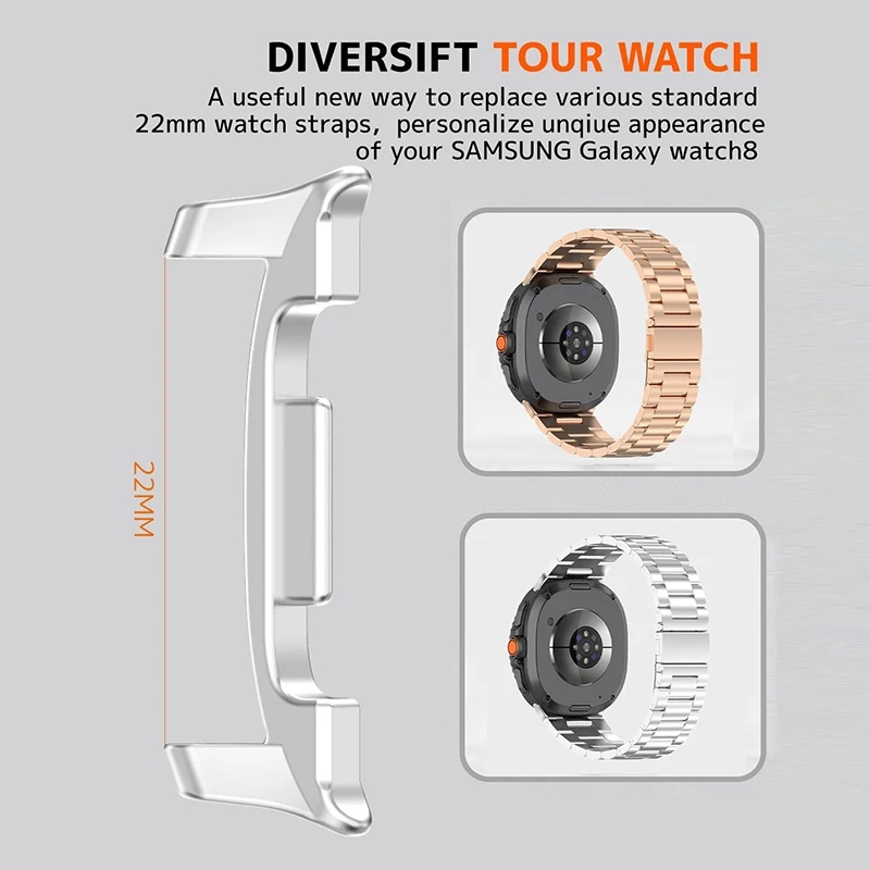 2 قطعة موصل الفولاذ المقاوم لل - مراجعة Watch Band Connector وسعره