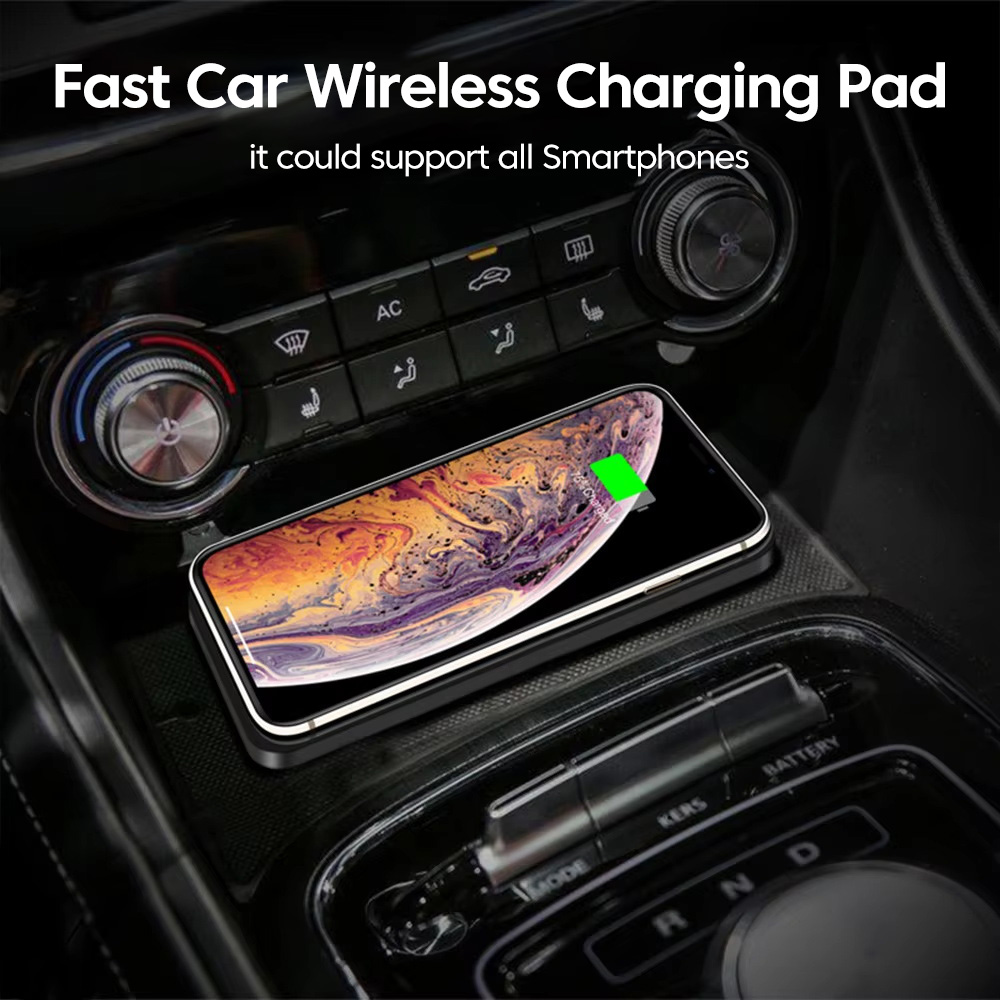 شاحن لاسلكي 15 واط للسيارة مع  - مراجعة Wireless Charger Watch وسعره