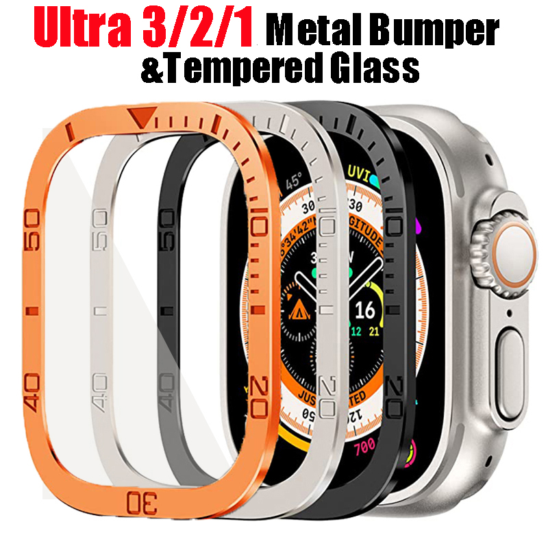 واقي شاشة لساعة أبل الترا 49 م - مراجعة Watch Case Bumper وسعره