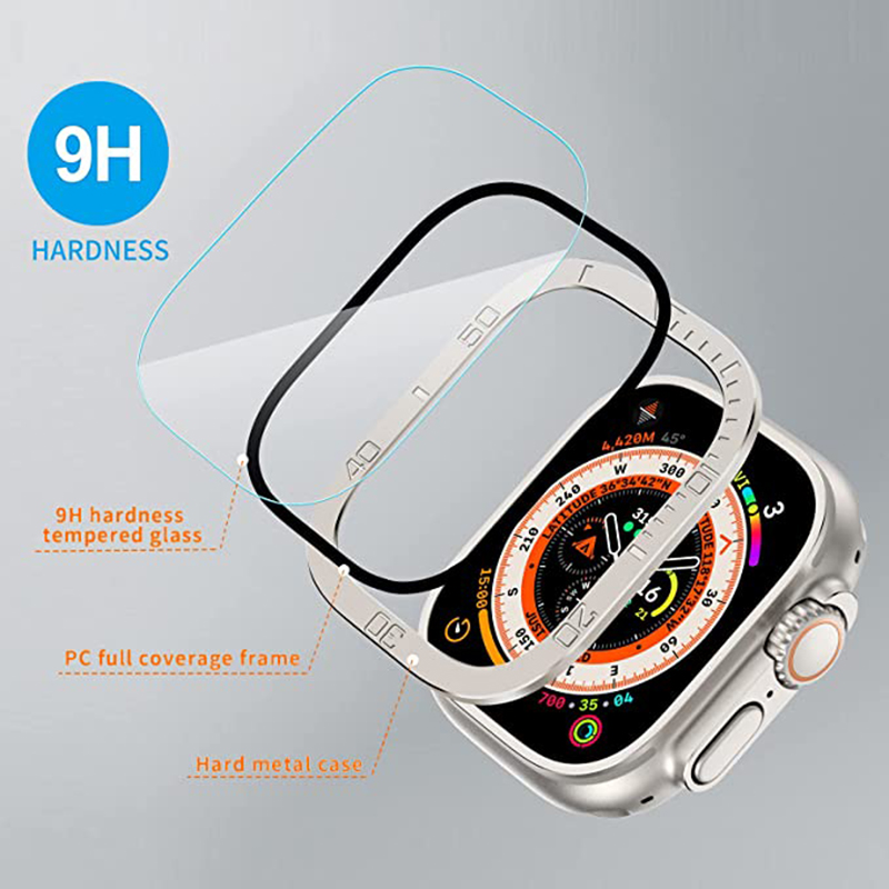 واقي شاشة لساعة أبل الترا 49 م - مراجعة Watch Case Bumper وسعره